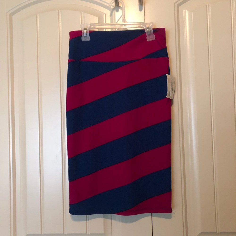 Lularoe Striped Cassie Skirt